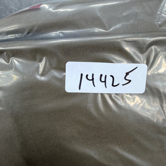 Haggar Chino Pants Mens 34x29 Mocha Brown Khakis Forever New Plain Front Chinos - Picture 13 of 13